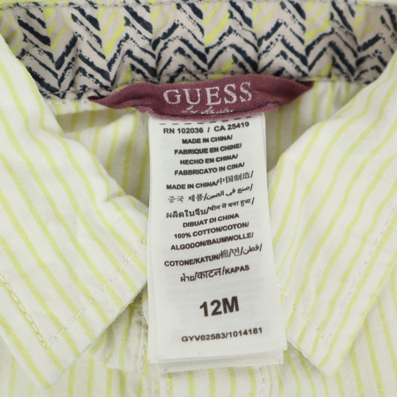 GUESS button down shirt, boy’s size 12M - Picture 4 of 4